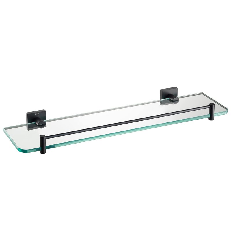 Kraus Ventus Bathroom Shelf, Matte Black Finish, KEA-17745MB