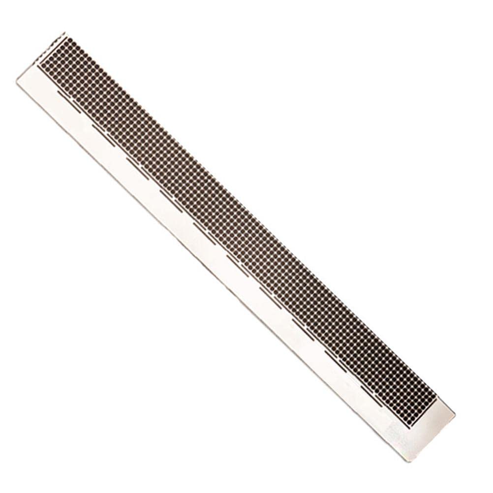 Rhinestone Painting Drawing Tool, Sewing Ruler Dot Drill Embroidery Mesh Ruler Stainless Steel (12)