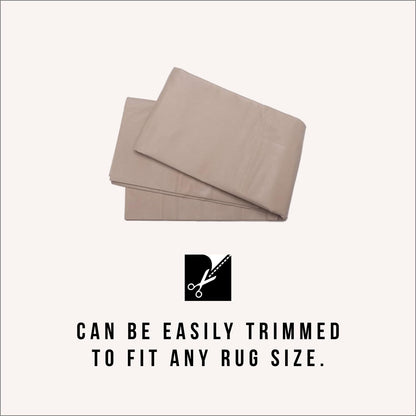 Grip-It Solid Grip Non-Slip Rug Pad, Cushioned for Area Rugs, 3 x 5 ft, Hardwood Floors