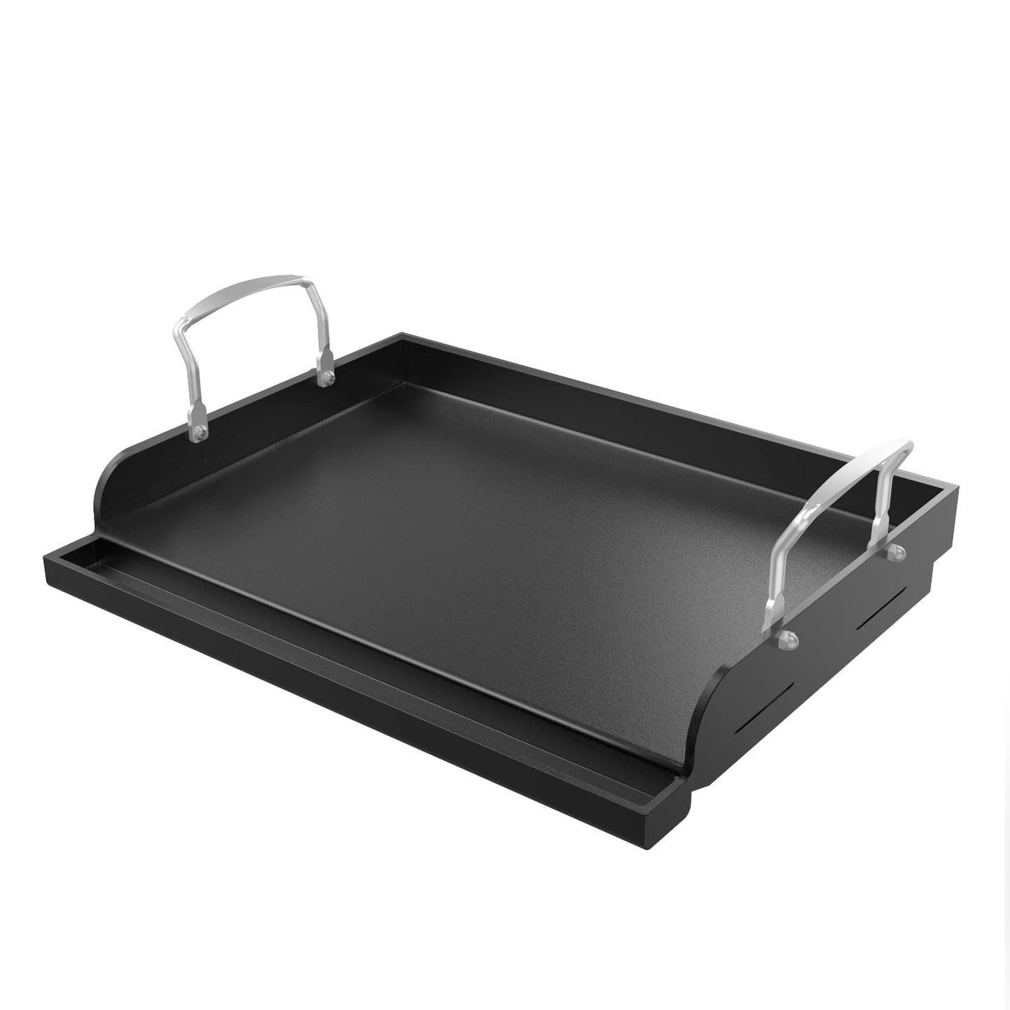 Griddle for Gas Grill, Cast Iron Griddle for Gas Grill & Stove Top, 17"x13" Flat Top Griddle Nonstick Grill Griddle Plate for Charcoal Outdoor Camping Cooking for Blackstone Style Flat Top Grill