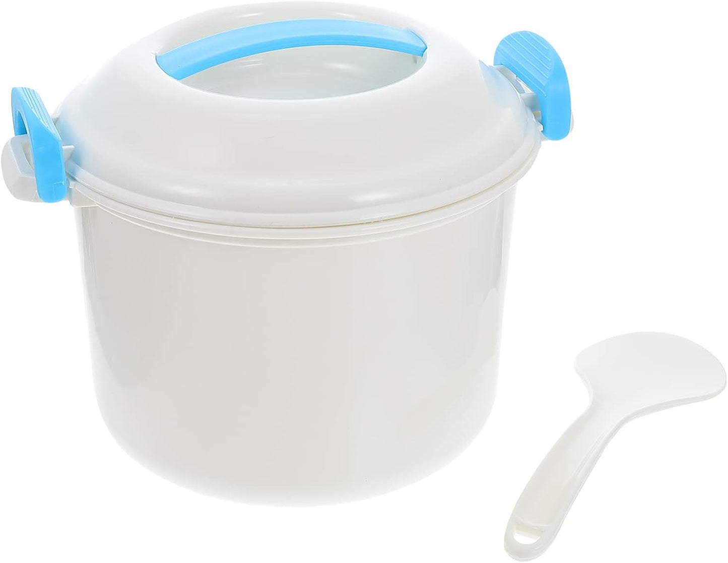 UPKOCH Mini Rice Cooker, Microwave Rice Cooker Steamer Bowl with Rice Paddle for Vegetables, Quinoa, Oatmeal, Ramen