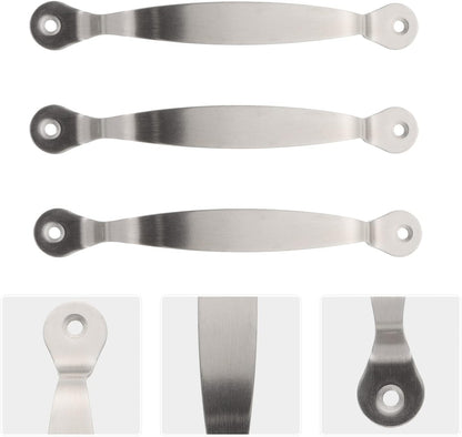 Cutting Board Handles Cabinet Pulls: 3pcs Stainless Steel Drawer Handles for Kitchen Butcher Board, Side Pulls