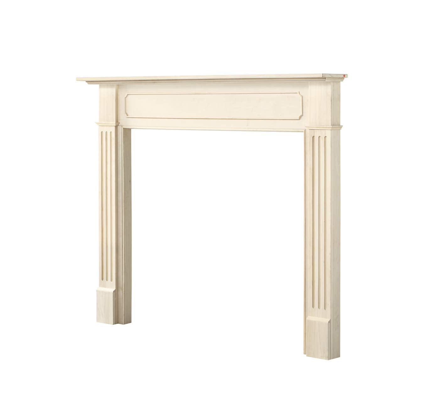 Pearl Mantels ARYB48110 Comfortable Transitional Styled Wood Mantel Surround, 48"W x 42"H, Unfinished