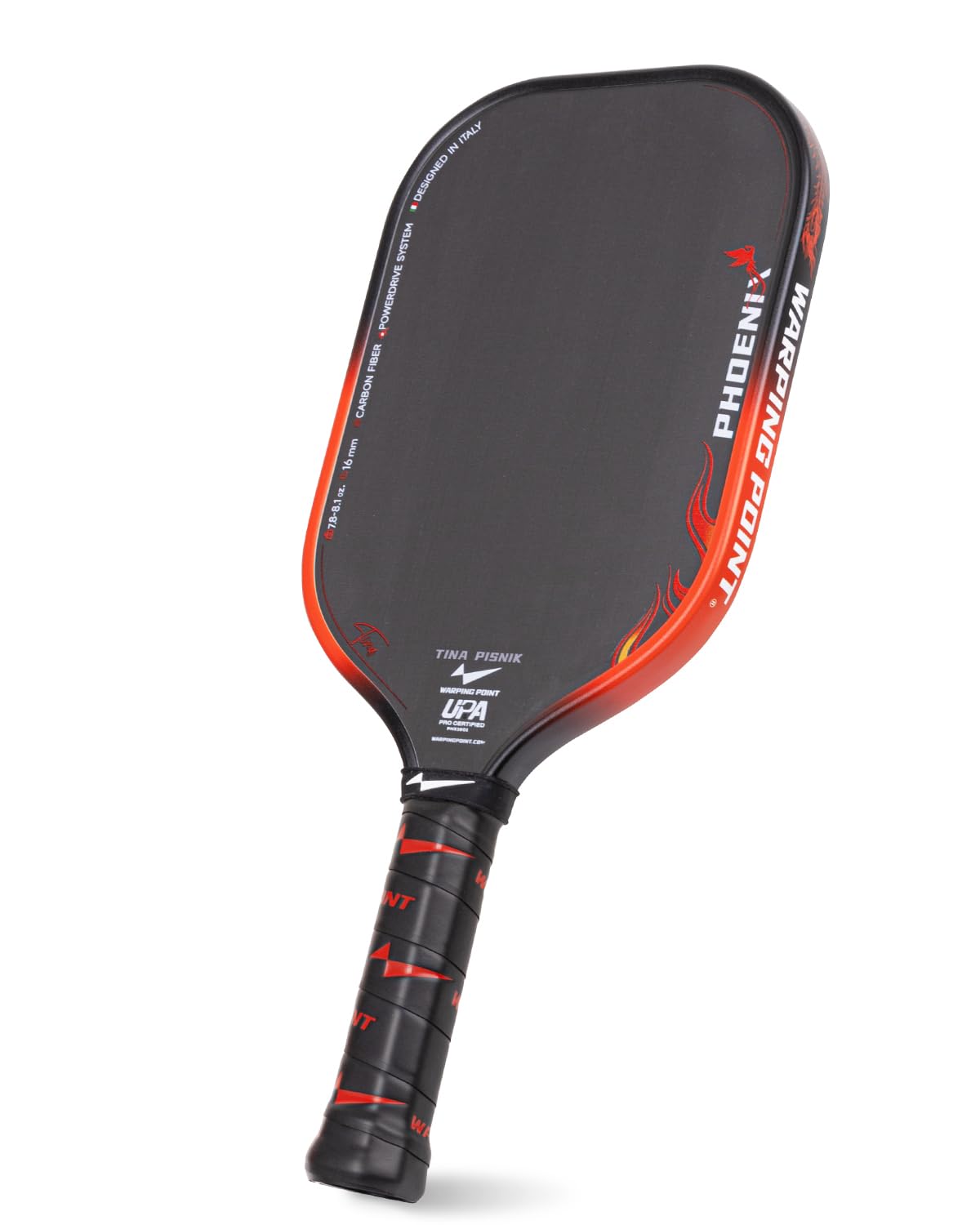 Warping Point Phoenix Gen 3.5 Pickleball Paddle, UPA-A Approved, Raw T700 Carbon Fiber, 16MM PowerDrive System for Power & Precise Control, Endura Surface for Ultimate Spin
