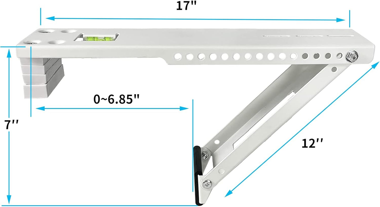 Foozet Window Air Conditioner Support Bracket, Light Duty Window AC Bracket, Supports Up to 165 lbs