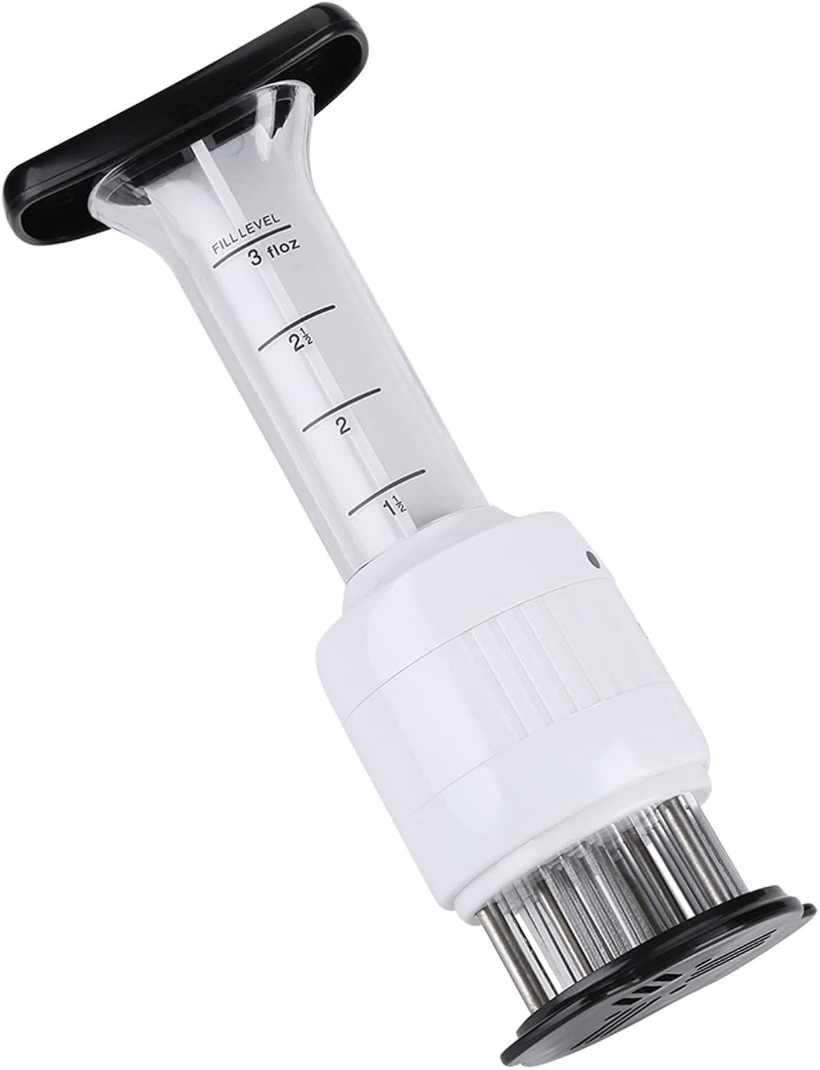 Mrxxjz 2-in-1 Meat Tenderizer & Marinade Injector with Stainless Needles， Kitchen Tool for Injecting Marinades & Tenderizing Meats, Ideal for BBQ, Smoking, and Cooking Beef, Turkey, Pork, and Poultry