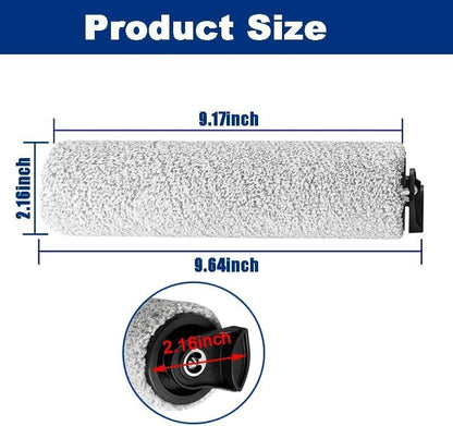 Replacement Roller Brush for Tineco iFloor 3/Floor One S3/iFloor 2, Cordless Wet Dry Vacuum Cleaner, 2 Pack