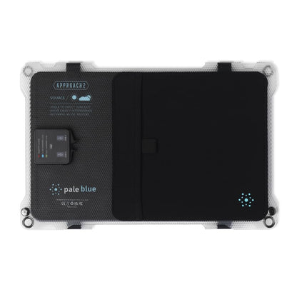 Paleblue Approach 2 Portable Solar Panel Charger – 21 Watts – Triple Panel Foldable Solar Charger with Dual USB Ports, Grip Cords & Stash Sleeve - Camping, Hiking, Backpacking & Off-Grid Outdoor Power