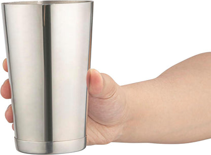 Restaurantware Bar Lux 16 Ounce Boston Shaker, Metal Cocktail Shaker, No Leak Stainless Steel Mixer