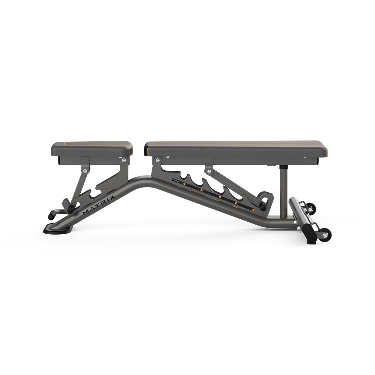 Matrix Fitness Multi-Adjustable Bench | Full Body Workouts, Home Gym Training, Weight Lifting | Easy Adjustments, Low Bench Height, Ultra Durable Design