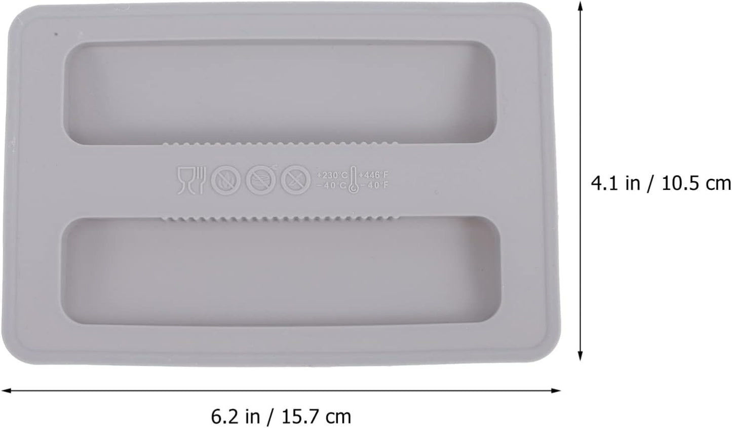 Luxshiny Silicone Lid 2 Slice Toaster Cover, Upper Electric Bread Maker Cover for Protection