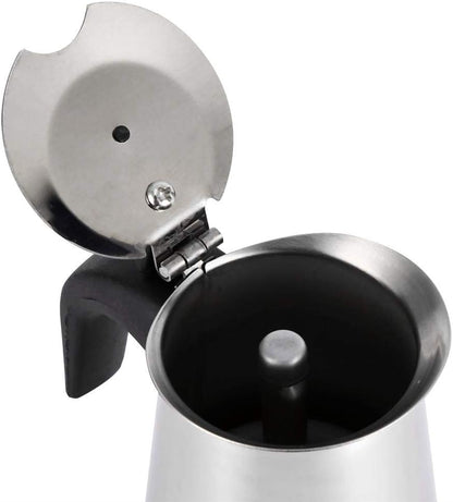 Asixx Stainless Steel Coffee Maker, Perfect for Home or Office, 4 Sizes (450ml)