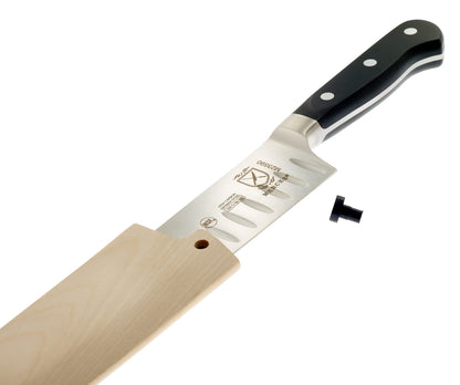 Mercer Culinary Birch Wood Saya Cover Blade Protector for 7" Santoku Knives