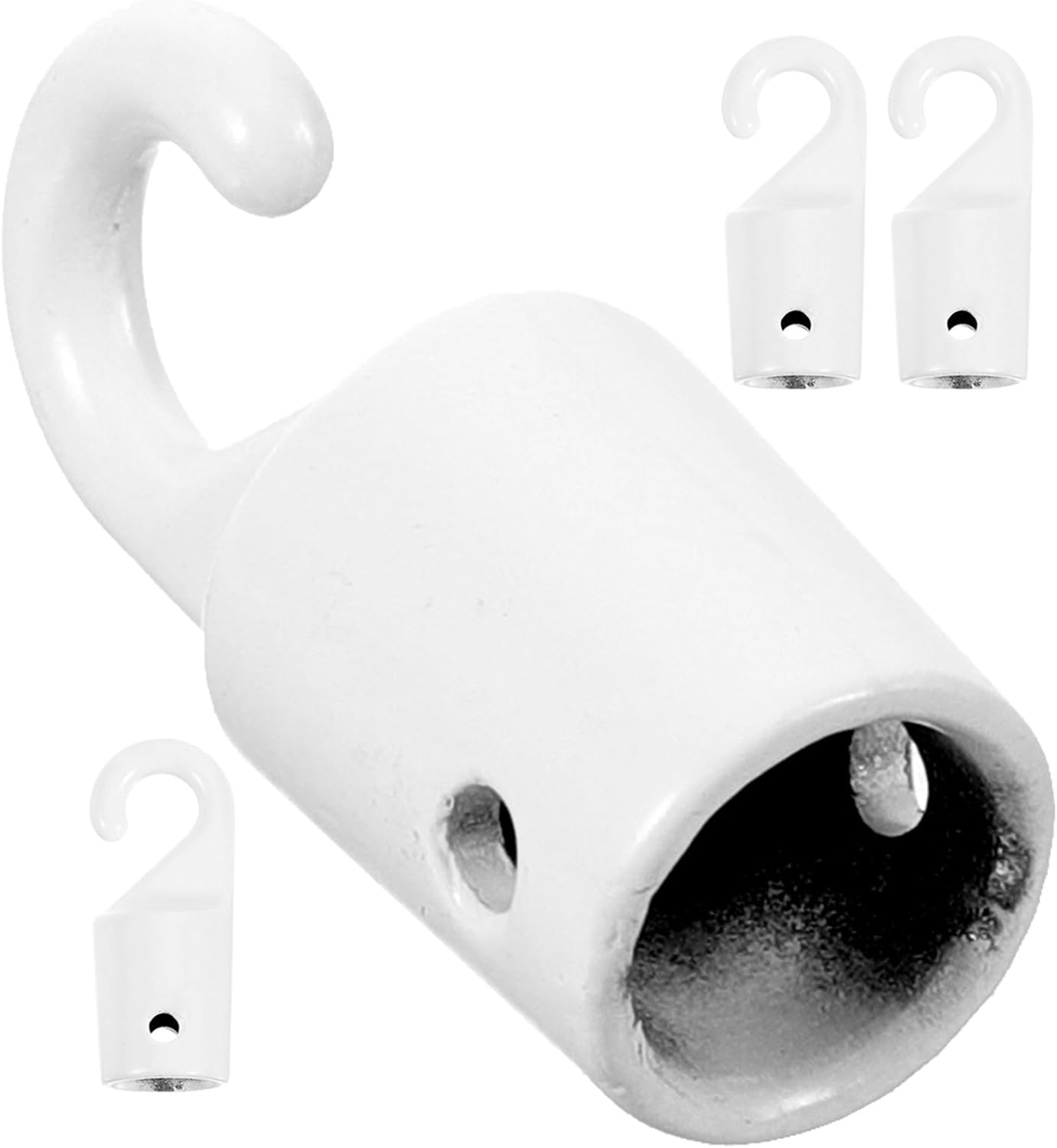 MAGICLULU 4Pcs Blind Wand Hook Tips - Replacement Metal Hardware for Vertical and Horizontal Blind Wand Repair
