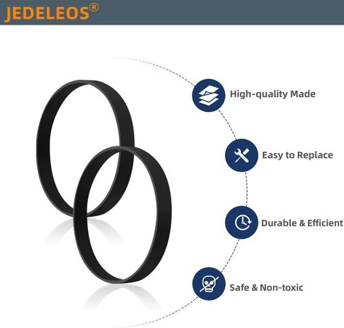 JEDELEOS Replacement Belts for Hoover Elite Rewind Plus Upright Vacuum Model UH71003, UH71009, UH71011, UH71012, UH71013, UH71200, UH72003, UH72011 (Pack of 4)