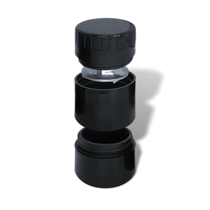 Manual Spice Grinder - Durable Handheld Grinder for Freshly Ground Spices, Herbs & Seasonings - Easy-to-Use Kitchen Grinder for Fine and Coarse Powder