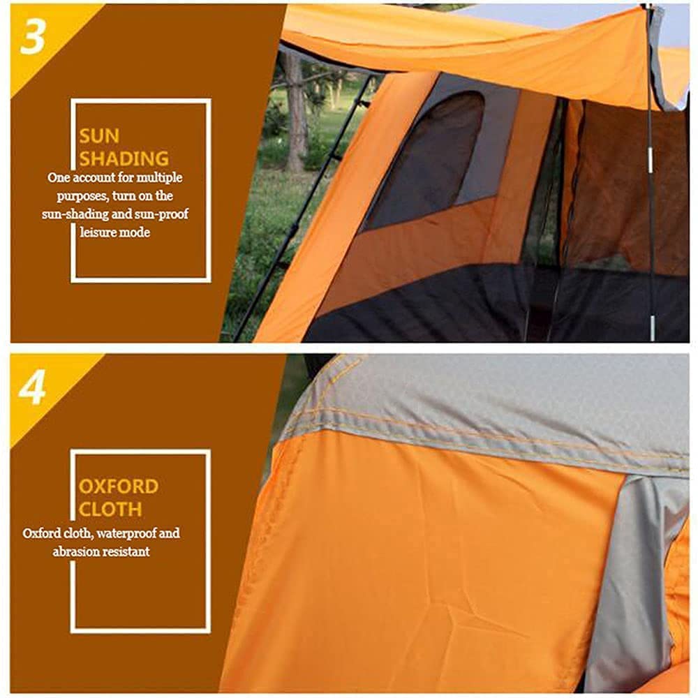 Tents Fully Automatic Camping Outdoor Sun Shelter Instant Cabana Portable Waterproof Shade Canopy with Carrying Bag for Mountain Hiking
