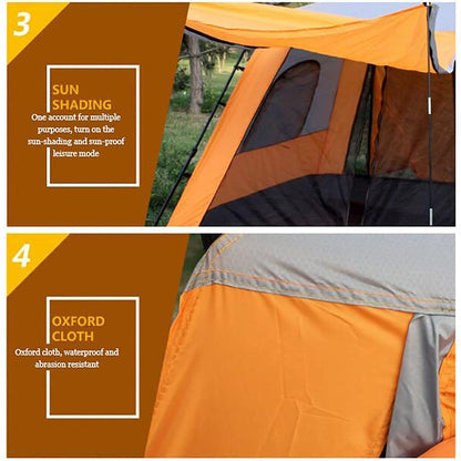 Tents Fully Automatic Camping Outdoor Sun Shelter Instant Cabana Portable Waterproof Shade Canopy with Carrying Bag for Mountain Hiking