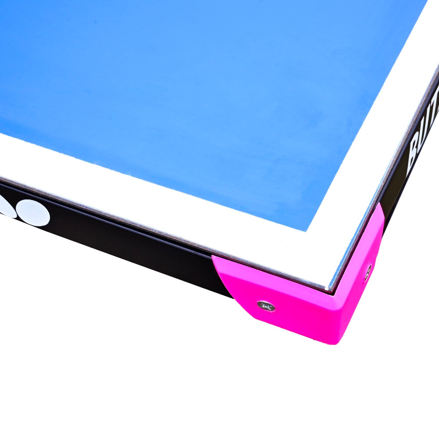 Butterfly Compact Outdoor Ping Pong Table - Thick Outdoor Table Tennis Table - All-Weather Removable Ping Pong Net Included - Ships Assembled - Folds and Rolls for Easy Transport