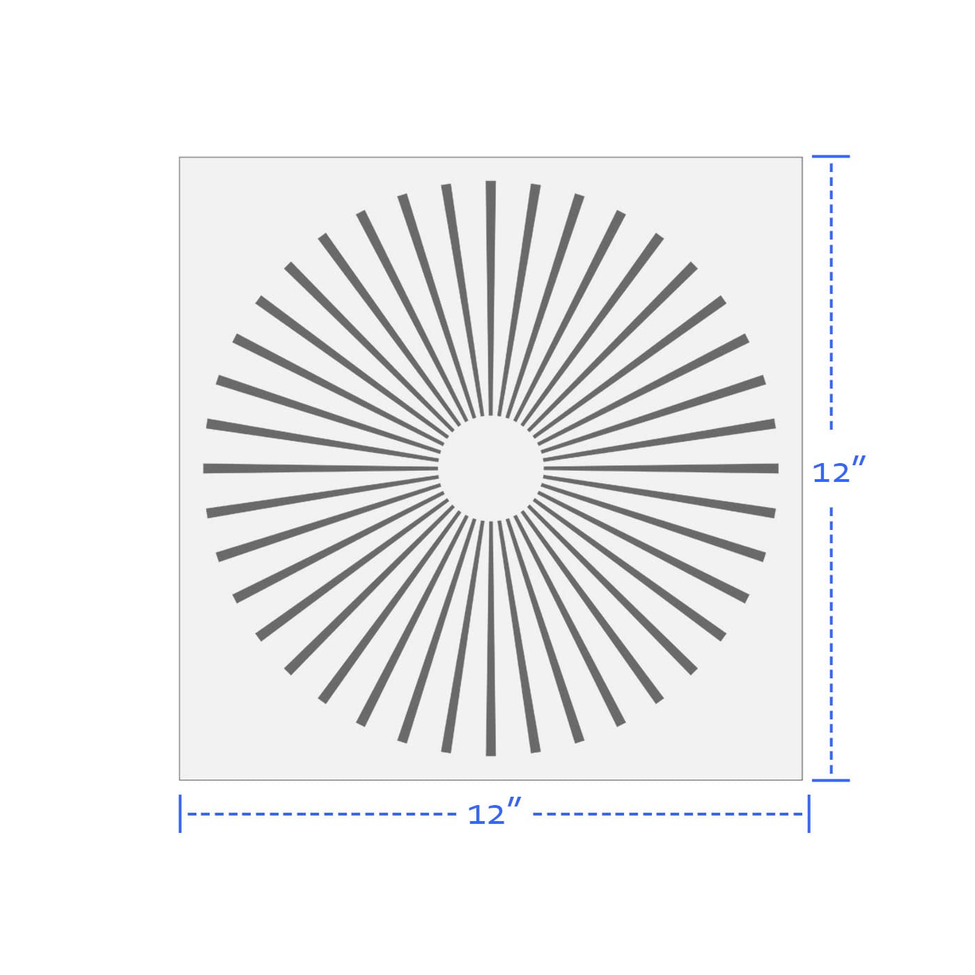 2pcs 12x12 Inch Reusable Tile Stencils Template for Painting Wall Tile Floor Cement Patio Furniture DIY Home Décor