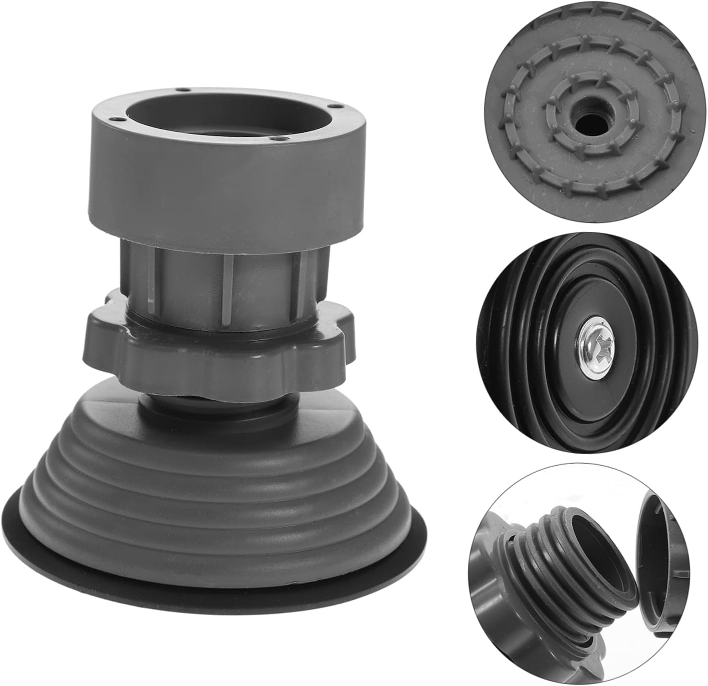 Laundry Pedestal 4 pcs Anti-Slip Heightening Feet Mat for Washer Dryer Foot Pads