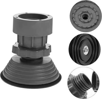 Laundry Pedestal 4 pcs Anti-Slip Heightening Feet Mat for Washer Dryer Foot Pads