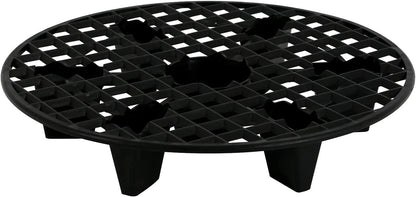 GROWDOTS 13-Inch 3-Count Natural Pot Elevators for Plants Indoor-Outdoor Stand for Plastic Fabric Pots Elevator Saucer