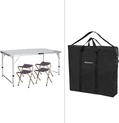 26x25 inches REDCAMP Oxford Carry Bag for Folding Table, Extra Large Strong Heavy Duty Storage Bag with Handles, Black
