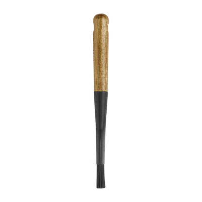 STAUB Pastry Brush, Perfect for Evenly Glazing Pastries and Basting Meats, Durable BPA-Free Matte Black Silicone, Acacia Wood Handles, Safe for Nonstick Cooking Surfaces