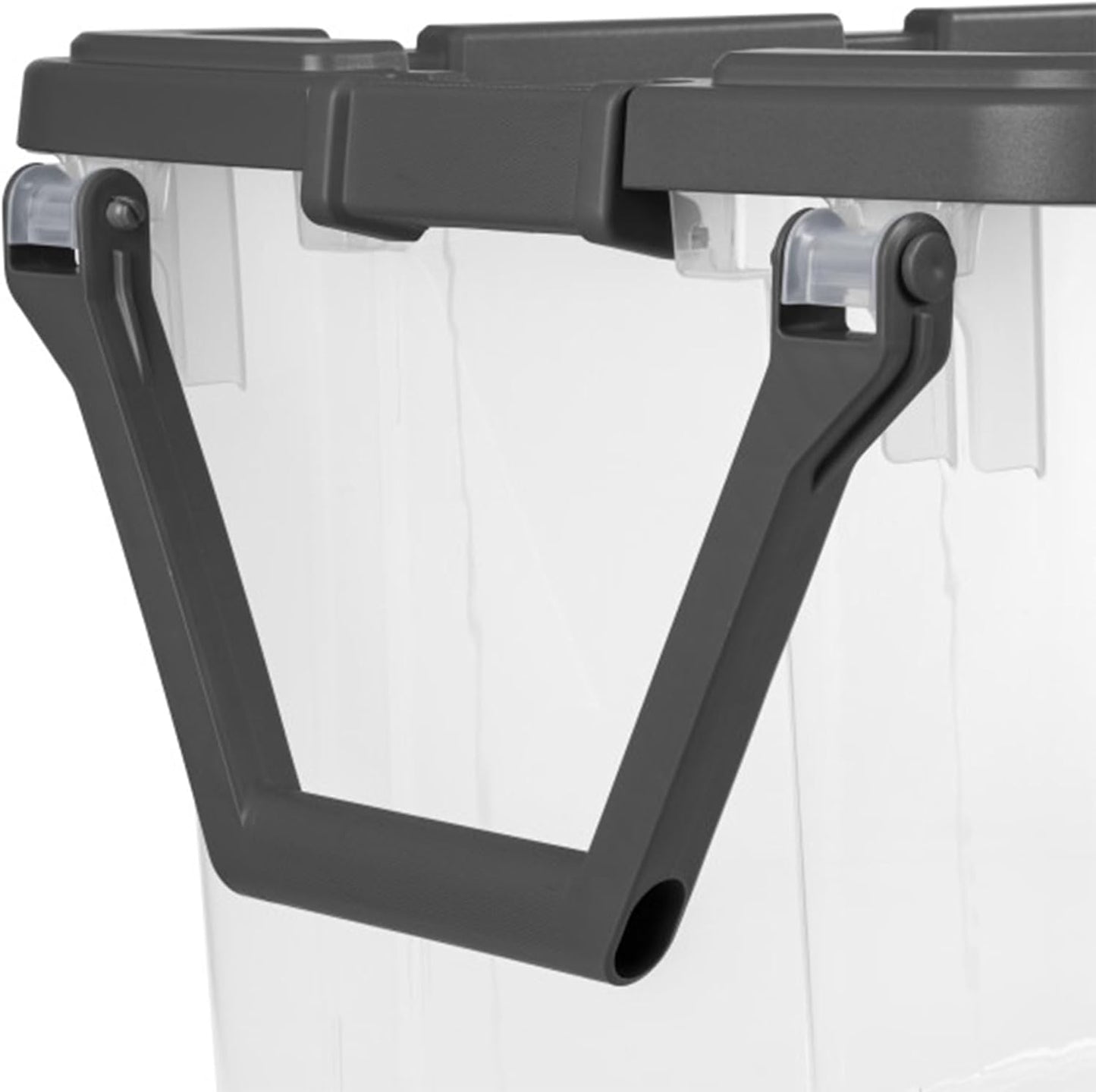 Sterilite 6-Pack Modular Stacker Box | Durable Clear Plastic Storage Bins - 160 Quart Organizing Solution for Home & Office