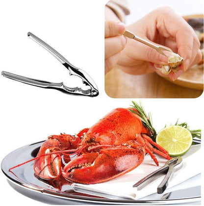 Seafood Crackers Tools, Crab Nut Lobster Crackers Opener, Kitchen Kits Pack of 9