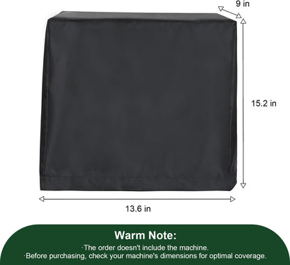 Coffee Machine Dustproof Cover, Universal Waterproof Shield for Home, Garage, and Office Appliances (Black)