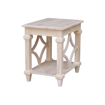 International Concepts Josephine Solid Wood End Table