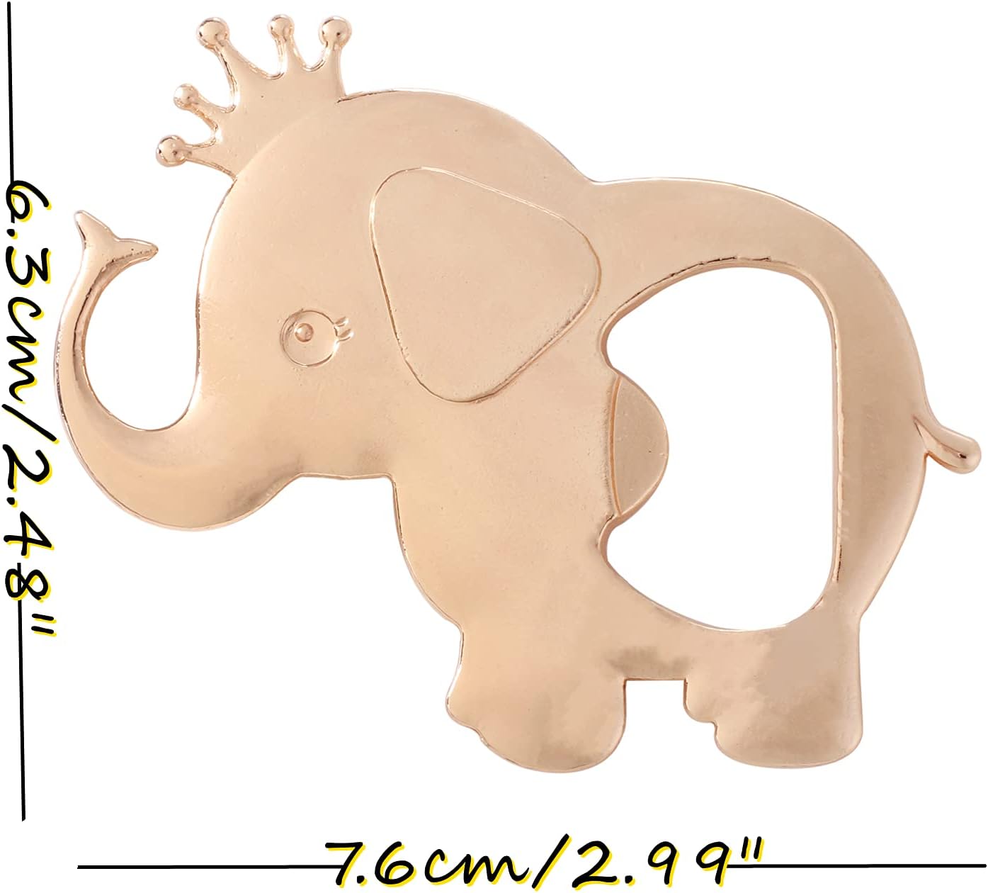 16PCS 16) Baby Shower Party Favor for Guests Crown Elephant Bottle Opener Baby Shower Return Gifts Baby Baptism