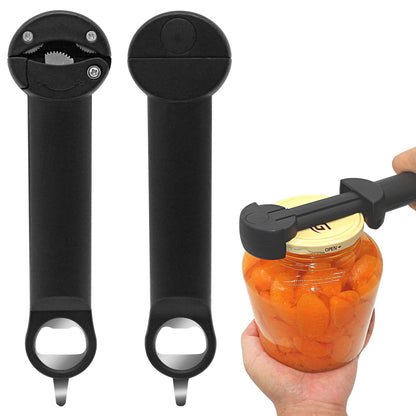 RAIN SPIRIT Multifunctional Retractable Bottle & Jar Opener - Adjustable Can Opener & Lid Gripper for Seniors, Weak Hands, and Arthritis,Jar Opener Bottle Opener and Lid Opener，Wine Opener Gadgets ﻿