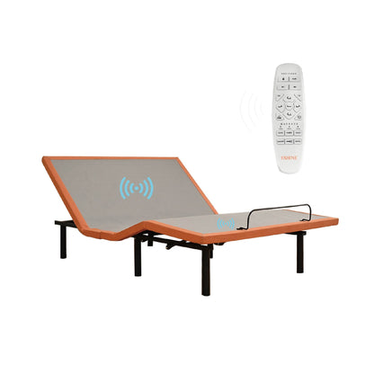 ESHINE Adjustable Bed Frame Queen - Easy to Install in 5 Minutes, Adjustable Bed for Massage, Zero Gravity, Under Bed Lights, Wireless Remote, Foot&Head Incline, Smart Bed, 3000 Premium Series