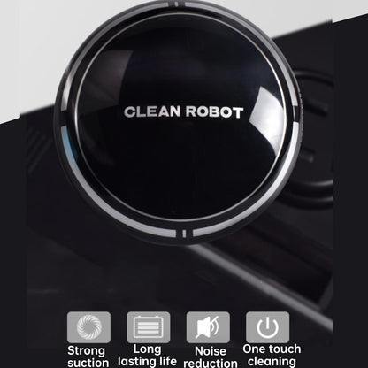 USB Rechargeable Automatic Vacuum Cleaner, Intelligent Floor Cleaner for Home or Office Sweeping Machines (Black)