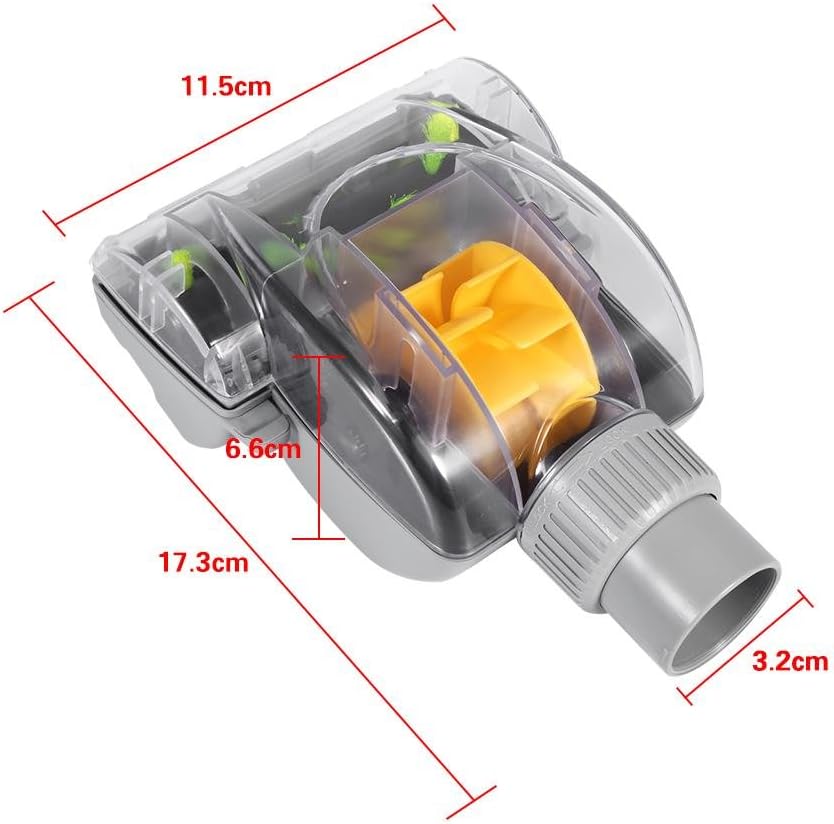 ASHATA Turbo Vacuum Floor Brush - Deep Dirt Dust Dander Remover Tool with 32mm Turbo Brush Head