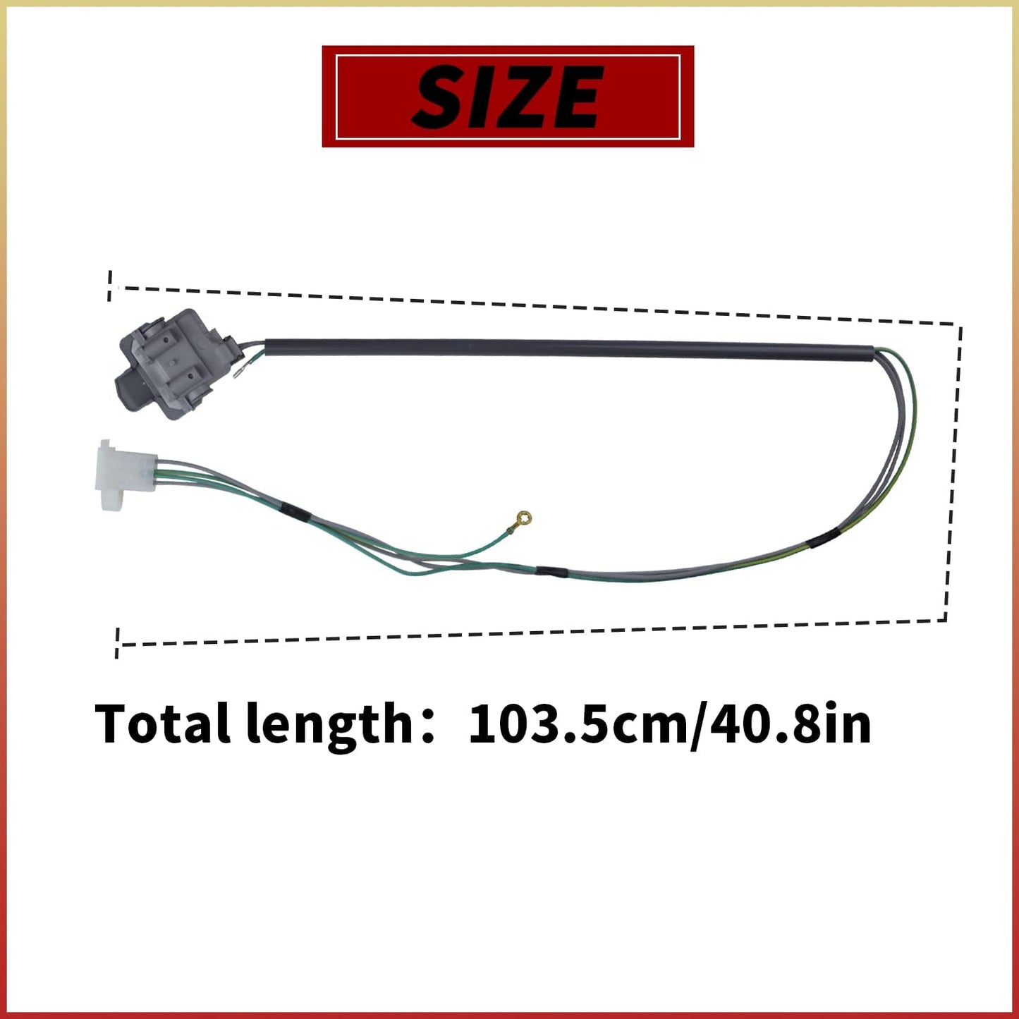 Washer Lid Switch Replacement Part, Compatible with Whirlpool Kenmore Thin Twin Washing Machine, Replaces WP3355458