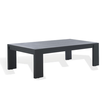 SAFAVIEH Couture Collection Nikole Black Rectangle Coffee Table