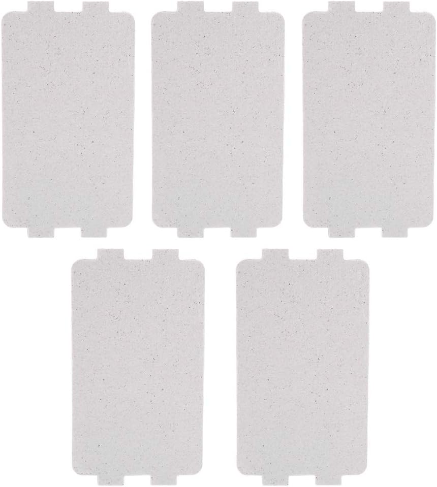 Universal Microwave Oven Mica Plate Sheet, 5 PCS Waveguide Cover, Replacement Part for Home Kitchen Office