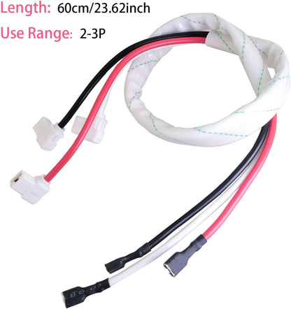 Compressor Saver Replacement 3P Connection Air Conditioning Compressor Connecting Wire, 60cm Wire Length for Air