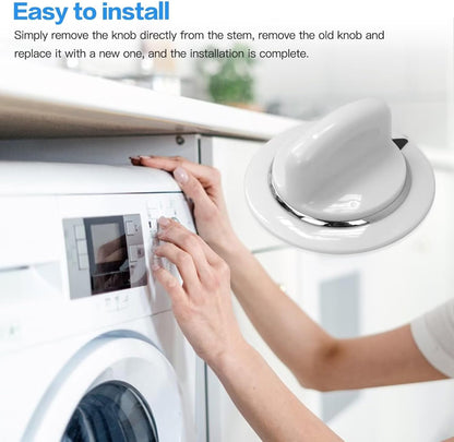 New WE1M654 Dryer Timer Knob, Replacement Part for GE DBSR463EG0WW, DBSR463EG1WW, DBSR463EG2WW