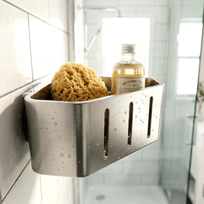 Mintiml Sponge Holder for Kitchen Sink,2026 Sink Caddy Organizer with Suction Cups,Rustproof Kitchen Storage Rack for Sponge,Soap,Stopper,Brush (1, Triangle)