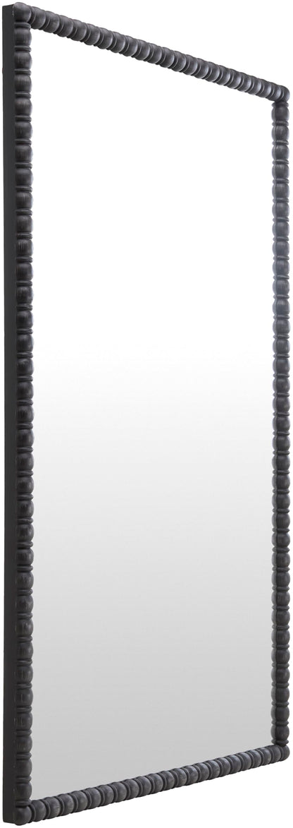 Livabliss x Galey Alix Karling Blair Traditional Full Length Mirror, 72" H x 47" W x 3" D, Black