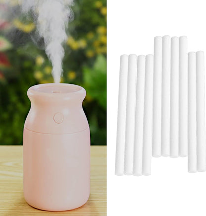 Filter Cotton Sticks, 10Pcs Mini Portable Humidifier Diffuser Replacement Sponges for USB Humidifier