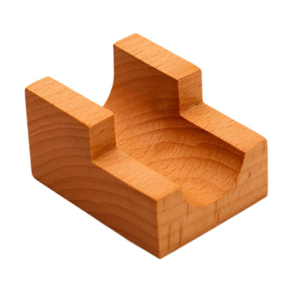 IEUDNS Wood Sushi Temaki Holder Serving Tray Rustic Novelty Rack Taco Display Stand Sushi Hand Roll Holder for Party Restaurant Dining Room, Presentation Platter Roll Boat Food Display, 1 Grid
