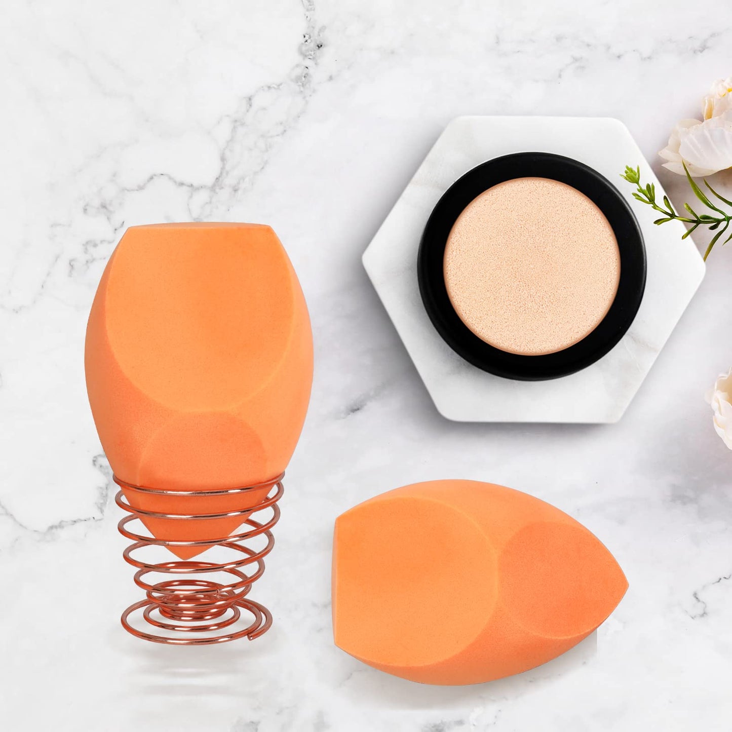 EXTRA LARGE XL Make Up Beauty Sponges Blender,11cm big Makeup beauty sponge -Jumbo Beauty Blenders give 1 Sponge Holder,for Dry & Wet Use,for Face,Body,Blush Cream, Foundation