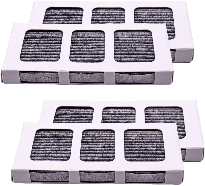 HQRP 4-Pack Activated Carbon Refrigerator Filter Replacement for Frigidaire PAULTRA2 PureAir Ultra II
