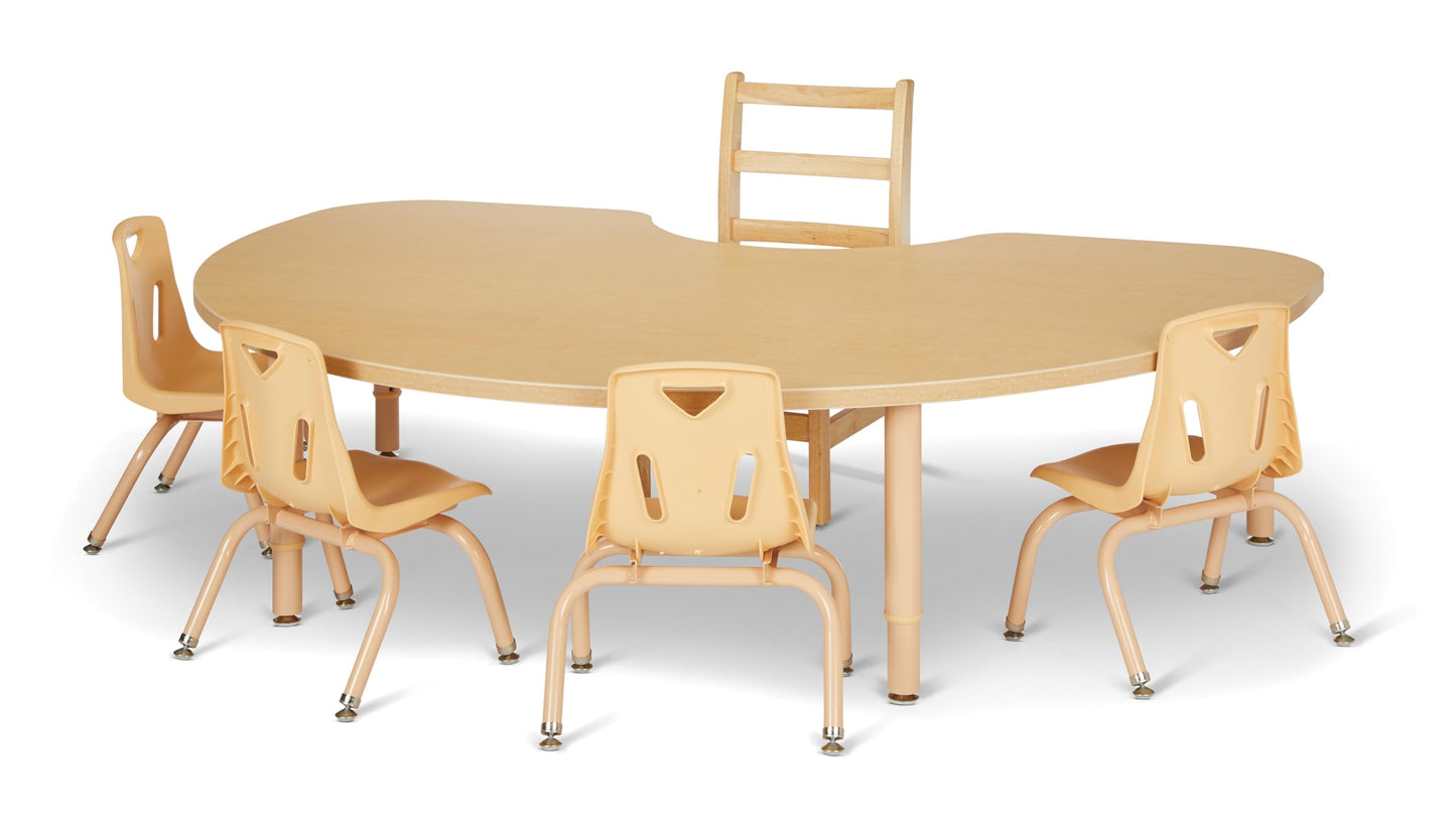 Jonti-Craft 6268JCP251 PurposePlus Kidney Table, 72" x 48"